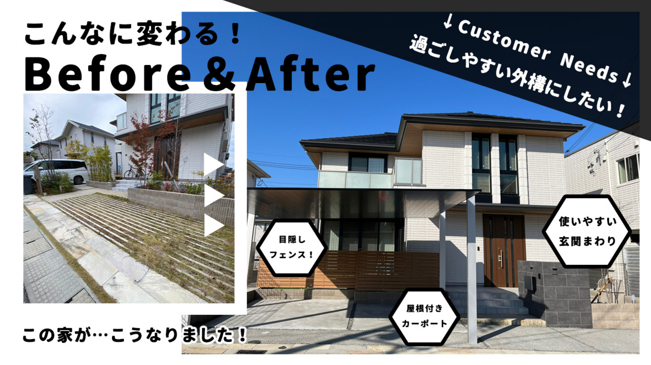 大阪堺市　外構・庭リフォーム専門店「外庭 sotoniwa」